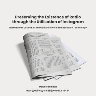 Preserving the Existence of Radio through the Utilisation of Instagram