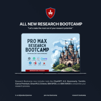 Pro Max Package [All New Research Bootcamp Interactive Class]